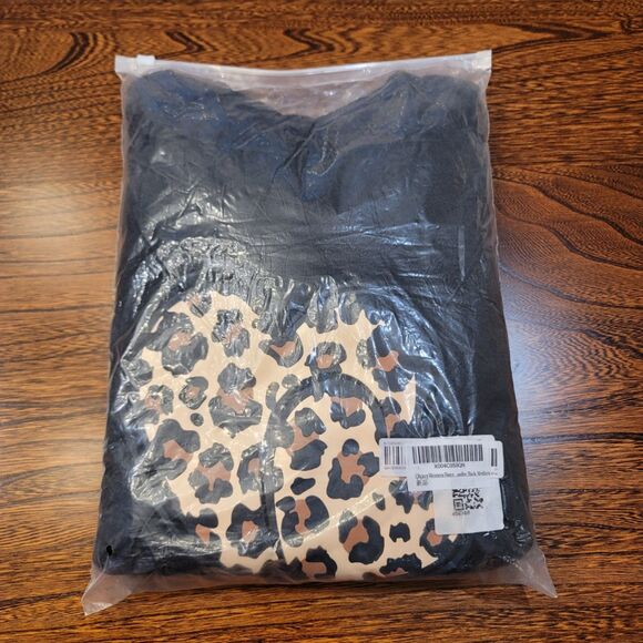 Womens Fleece Lined Y2k Graphic Fall Winter Sweatshirt Size Medium - Picture 5 of 7